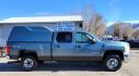 2008 Blue /Tan Chevrolet Silverado 2500HD LT (1GCHK23628F) with an 6.6L engine, 5 Speed Automatic transmission, located at 450 N Russell, Missoula, MT, 59801, (406) 543-6600, 46.874496, -114.017433 - 6.6 Duramax Diesel. Automatic Transmission. 4WD. Matching leer Topper. New Tires. AM FM CD. Power drivers Seat. Air Cruise Tilt. - Photo#0